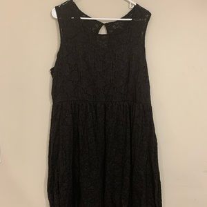 Maurice’s Black Lace Dress with Built-In Slip